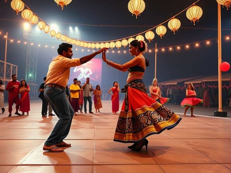 Festive Footwork regional popularity map in India